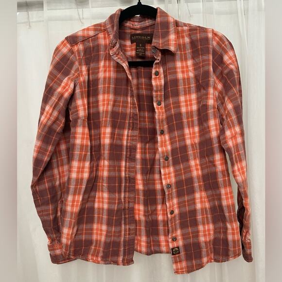 Women’s size S Lincoln Outfitters Long Sleeved Button Sown Flannel - Picture 2 of 7